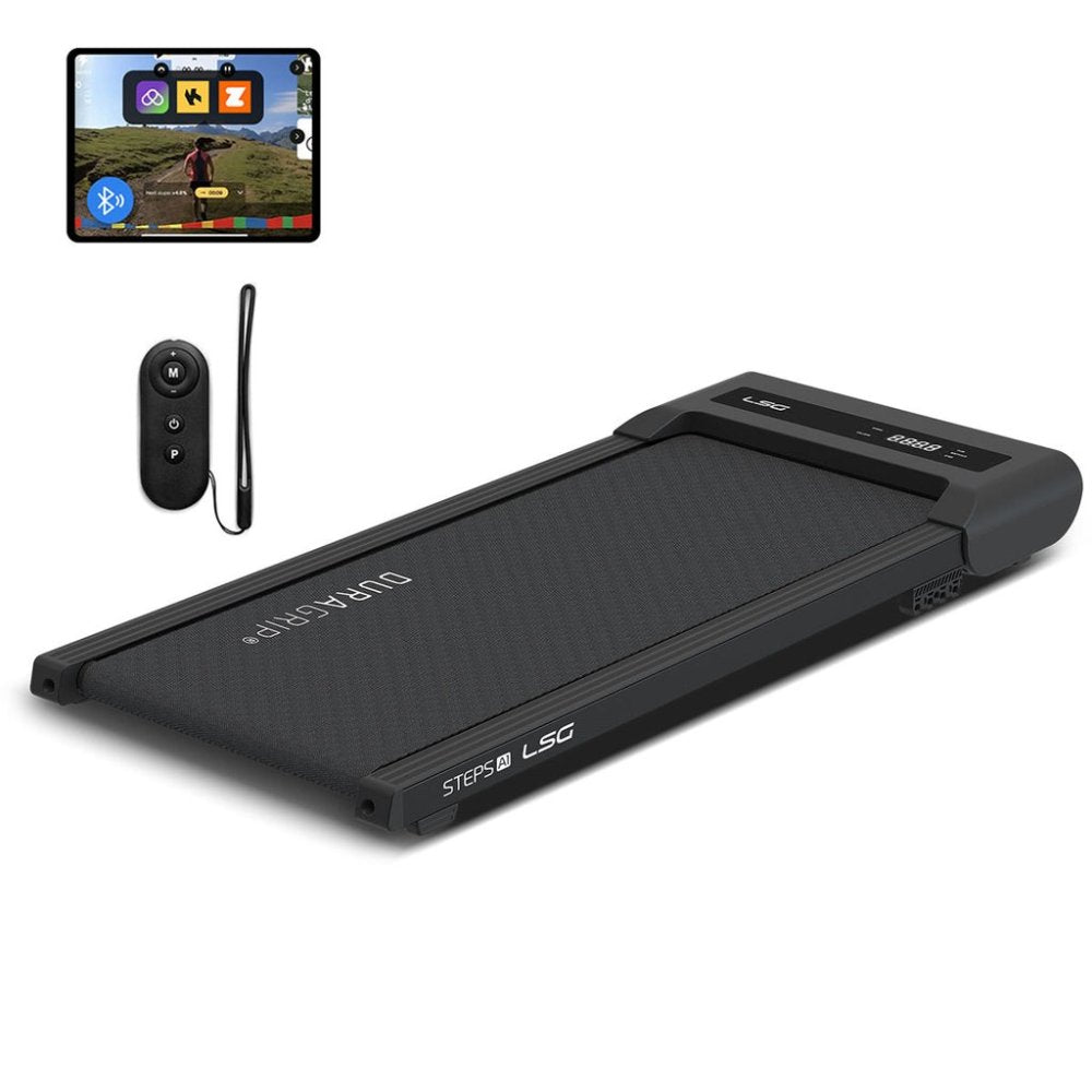 LSG Steps A1 under desk walking pad with advanced cushioning and remote control features